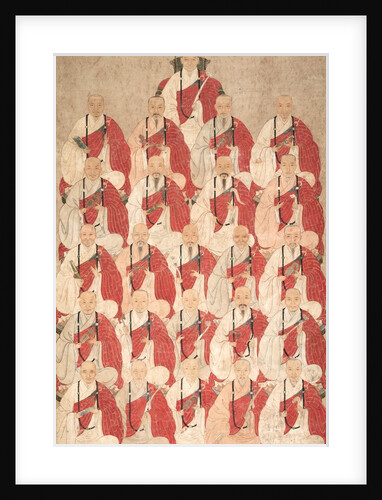 Portrait of Buddhist Monks of Obaku Sect, 1600s by Unknown