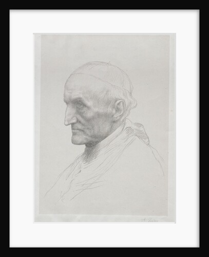 Portrait of Cardinal Manning by Alphonse Legros