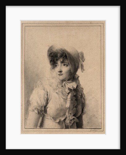 Portrait of Comtesse Starjinska, 1800s by Eugène Isabey