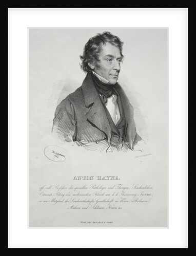 Portrait of Dr. Anton Hayne, 1840 by Joseph Kriehuber