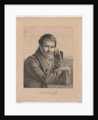 Portrait of Dr. F. E. Pohl, 1825 by Franz Kadlich