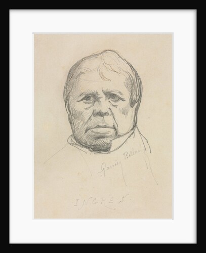 Portrait of Ingres by Albert-Ernest Carrier-Belleuse