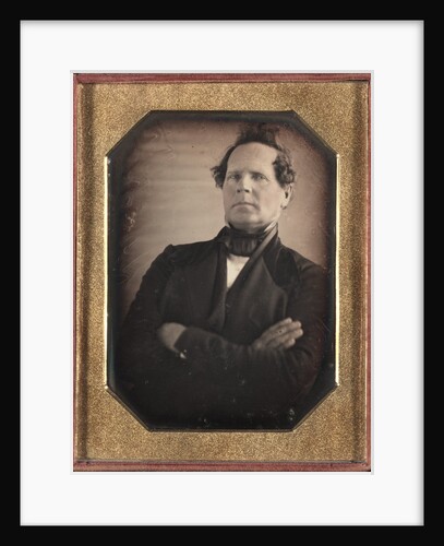 Portrait of Man Leaning Away from Camera, late 1840s by Unidentified Photographer