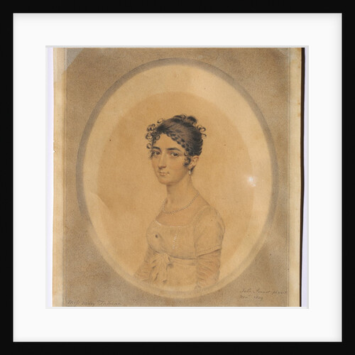 Portrait of Miss Mary Tadman, 1809 by John I Smart