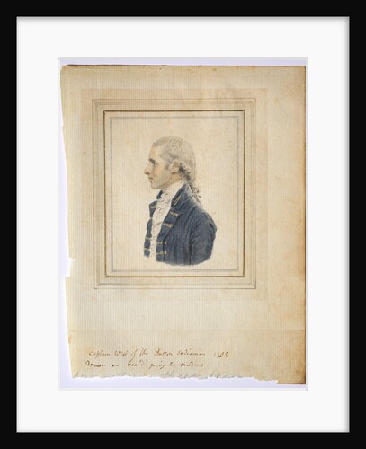 Portrait of Sir Captain West of the Dutton Indiaman, 1785 by John I Smart