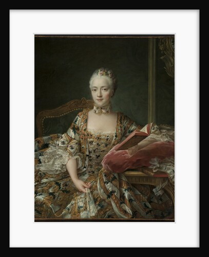 Portrait of the Marquise dAguirandes, 1759 by François Hubert Drouais