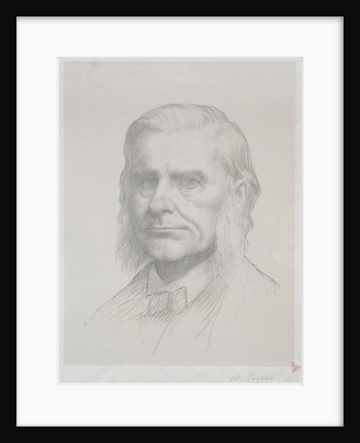 Portrait of Thomas Huxley by Alphonse Legros