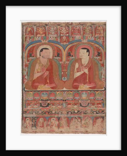 Portrait of Two Lamas, c. 1300 by Unknown