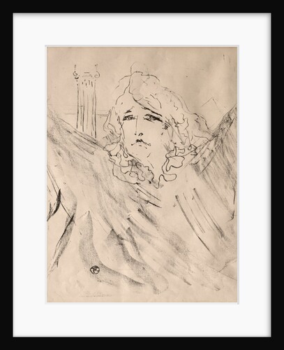 Portraits of Actors and Actresses: Thirteen Lithographs: Sarah Bernhardt, 1898 by Henri de Toulouse-Lautrec