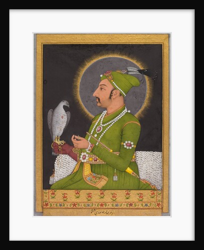 Posthumous portrait of the Mughal emperor Muhammad Shah…, 1764 by Muhammad Rizavi Hindi; Mahmud ibn Ishaq al-Shahabi