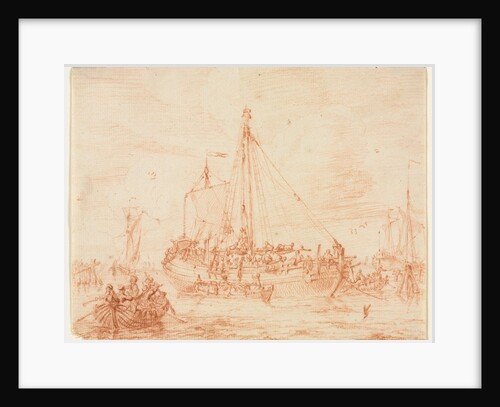 Preparation of The Herring Bark, first third 1700s by Sieuwert van der Meulen