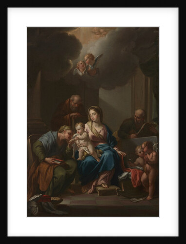 Presentation Sketch for 'The Holy Family with Saints Anne, Joachim, and John the Baptist'…, c. 172 by Francesco Trevisani