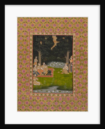 Princely ascetic in the forest visited by ladies, c. 1760 by Unknown