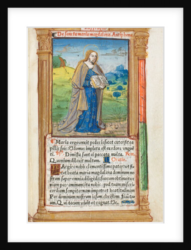 Printed Book of Hours: fol. 109r, Mary Magdalene, 1510 by Guillaume Le Rouge