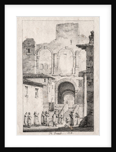 Procession at Arles, 1918 by Horace Vernet