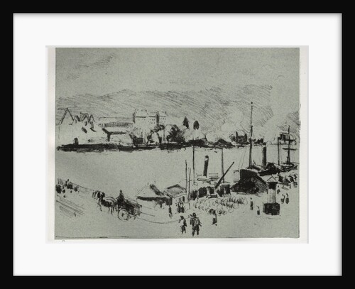 Quai Boieldieu in Rouen, c. 1896 by Camille Pissarro