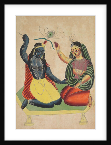 Radha and Krishna, 1800s by Unknown