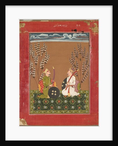 Raga Suramananda, page from a Ragamala series, c.1750 by Unknown