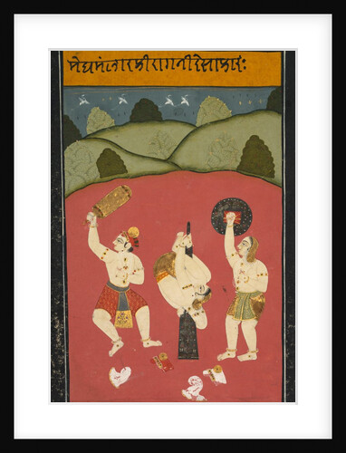 Ragini Desakh of Meghamalhar, c. 1770-1790 by Unknown
