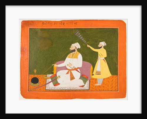 Raja Bikram Singh of Guler Smoking, about 1680 by Unknown