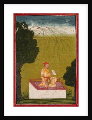 Raja Dalip Singh of Guler on a Dais, c. 1720 by Unknown