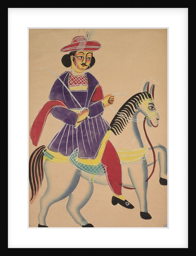 Raja Riding a Horse, 1800s by Unknown