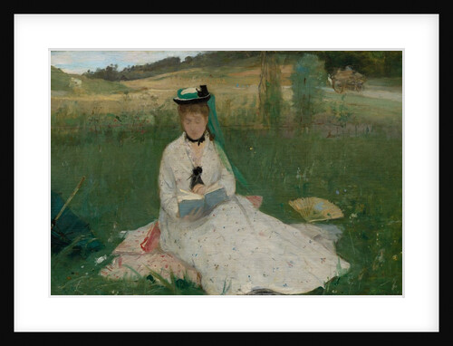 Reading, 1873 by Berthe Morisot