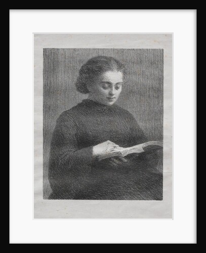 Reading: Portrait of the Artist's Sister, 1897 by Henri Fantin-Latour
