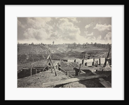 Rebel Works in front of Atlanta, Georgia, No. 5, 1865-1866 by George N. Barnard