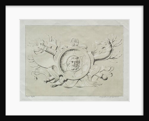 Receuil dessais lithographiques: Un trophee, c. 1816 by Godefroy Engelmann