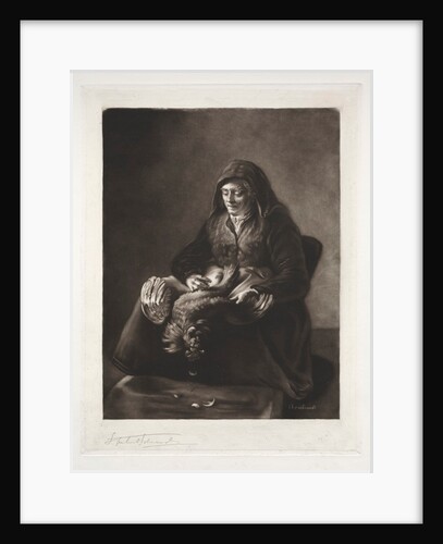 Rembrandt's Mother, 19th-20th century by Samuel Arlent-Edwards