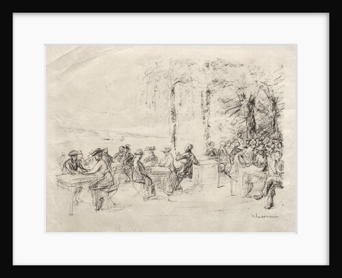Restaurant am Wasser by Max Liebermann
