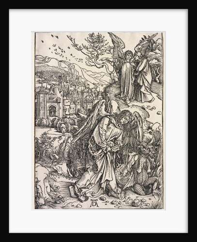 Revelation of St. John: Angel with the Key of the Bottomless Pit, 1511 by Albrecht Dürer