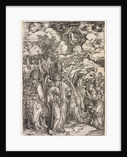 Revelation of St. John: Four Angels Holding up the Winds, 1511 by Albrecht Dürer