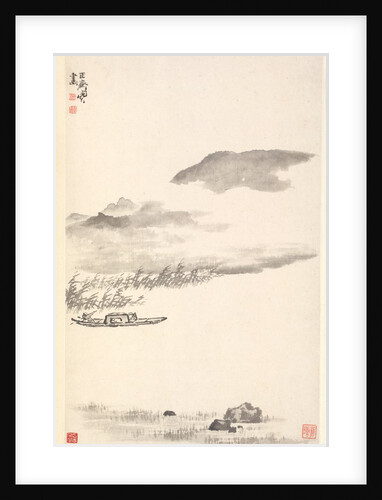 River Landscape, 1788 by Min Zhen
