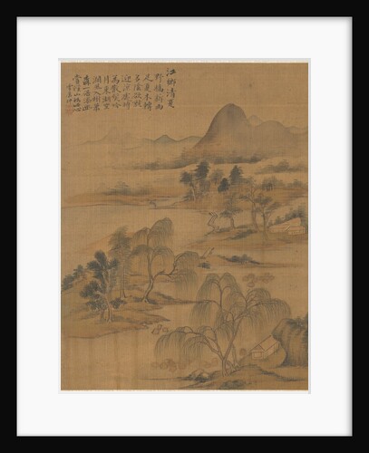 River Village in High Summer, 1775 by Zhai Dakun