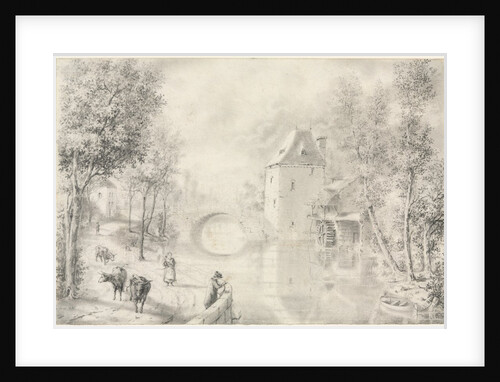 Road by the Old Bridge, 1800s by Unknown