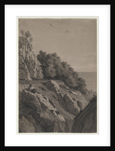 Rocky Cliff on a Coast, c. 1850-1860 by Anonymous