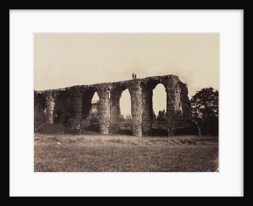 Roman Aqueduct, Beaunant, France, c. 1857 by F. Chabrol