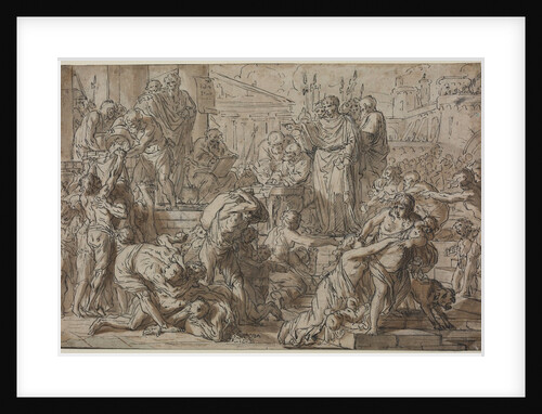 Roman Subject, 1700s by Philibert Benoît Delarue (attributed to)