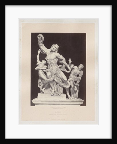 Rome: Groupe de Laocoon, c. 1860 by Charles Soulier