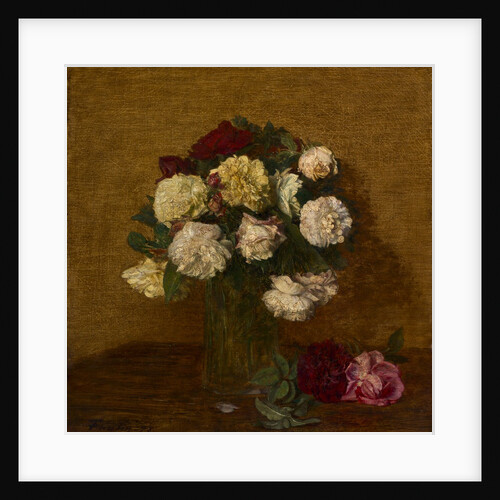 Roses in a Vase, 1878 by Henri Fantin-Latour