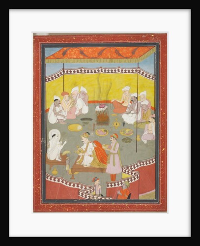 Royal Couple Distributing Meals, 1700s by Unknown