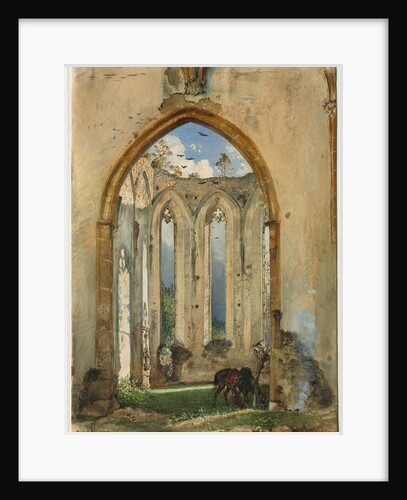 Ruin of a Church, 1849 by Rudolf von Alt