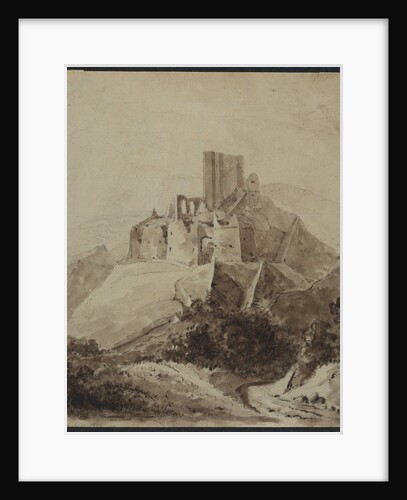 Ruins of Chateau dArque, 1819 by Isidore Justin Taylor