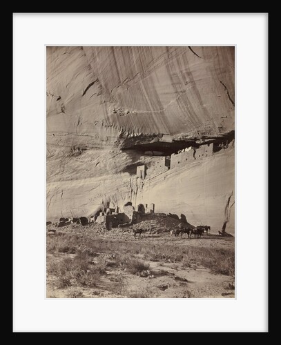 Ruins of Cliff Dwellings, Cañon de Chelly, Arizona, c. 1879-1881 by John K. Hillers