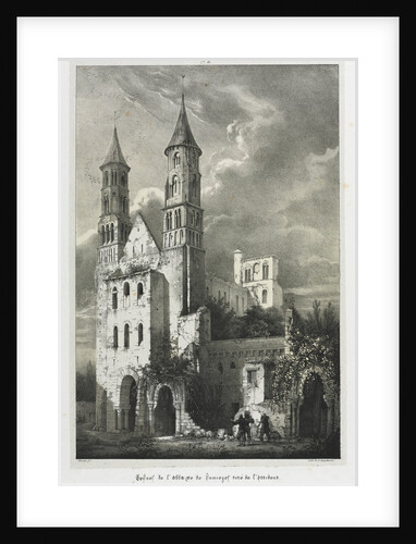 Ruins of the Abbey of Jumièges by Jean Truchot