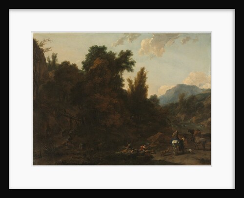 Rush Gatherers, 1657 by Nicolaes Berchem