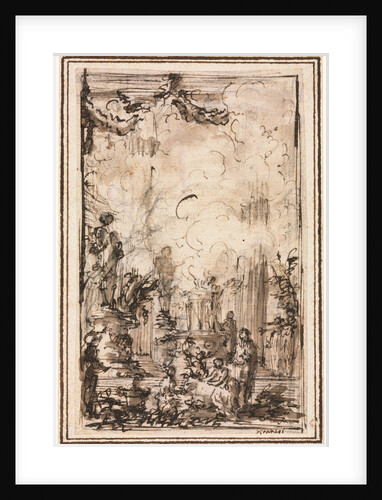 Sacrificial Offering in a Temple, after 1750 by Giovanni Battista Piranesi