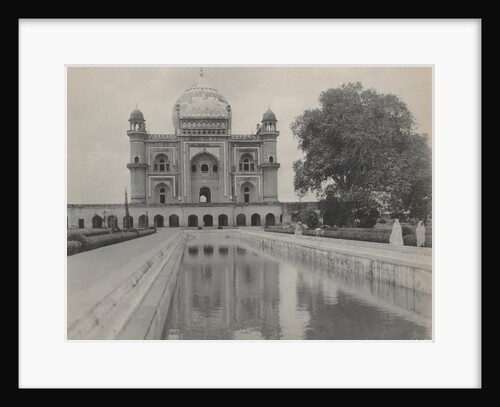 Saftar Jung Tomb, Delhi, c. 1890s by A. W. A. Plâté Studio